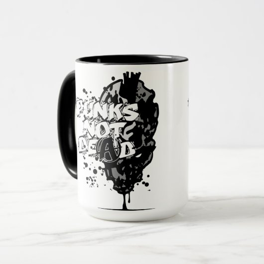 punks not dead マグカップ (正面左)