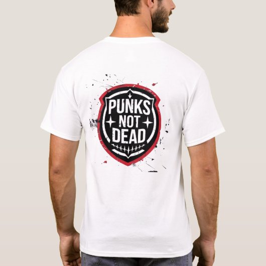 Punks Not Dead Grunge T-Shirt Tシャツ (裏面)