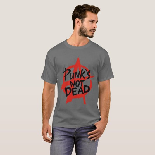 Punks Not Dead Tシャツ (正面フル)