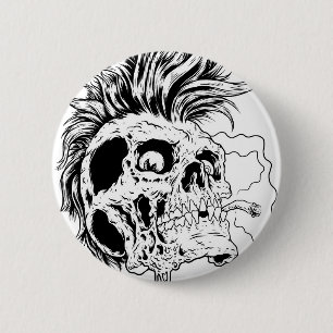 Punkskullボタン 缶バッジ