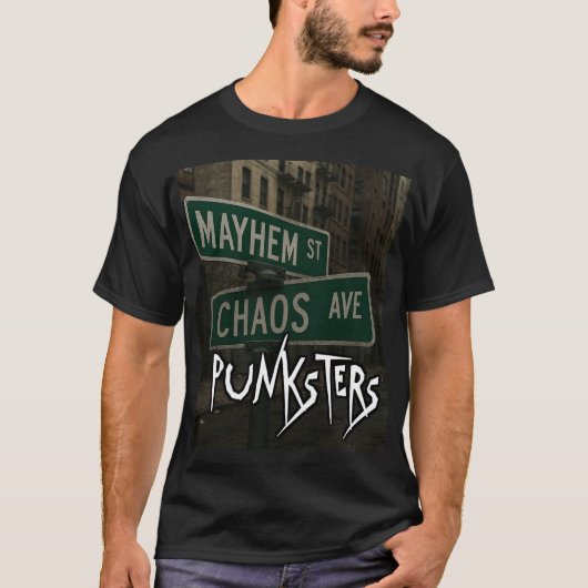 Punksters "Mayhem and Chaos" T-Short Tシャツ (正面)