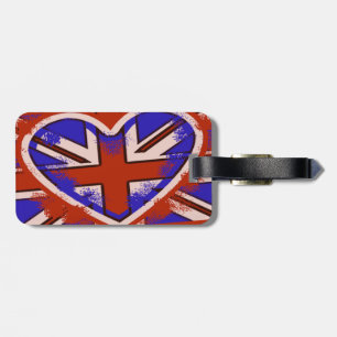 Punkyのイギリスのスタイルの荷物のラベル ラゲッジタグ