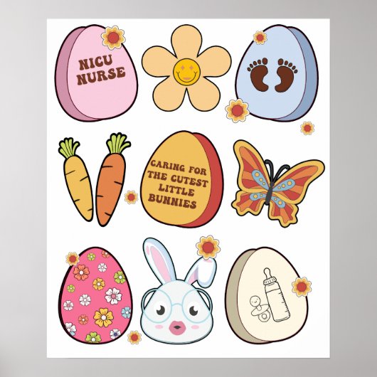 punni, retro, vintage ポスター (正面)