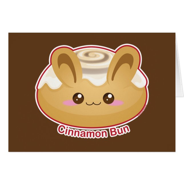 Punnyのパン: かわいいシナモンのバニー (正面横)