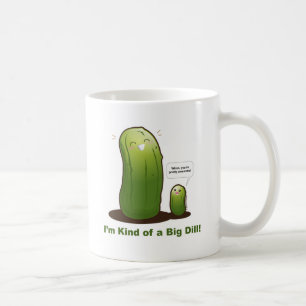 Punnyの大きいピクルス コーヒーマグカップ