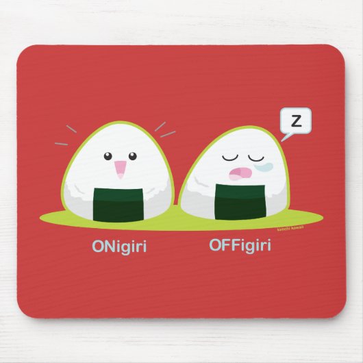 Punny Nigiri マウスパッド (正面)
