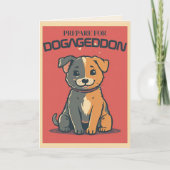 Punny Pet | 犬の黙示録 新しい犬 カード (正面)