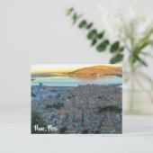 Puno, Perú, Mirador de Puma / Lago TIticaca View ポストカード (スタンド正面)
