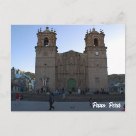 Puno, Perú, Puno Cathedral  ポストカード