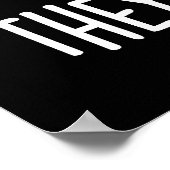 Punsは安くないThe're Gouda Pun Dark BG ポスター (角)