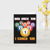 Punsビリヤード選手またはアスリート カード (黄色い花)