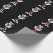 Puns I'm a Big Fan Electric Fan おもしろい Pun Dark BG ラッピングペーパー (角)