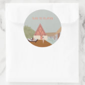 Punta Caliza Holbox, casa de vacaciones, viajar ラウンドシール (バッグ)