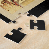 Punta Canaのドミニカ共和国のヴィンテージ旅行 ジグソーパズル (側面)