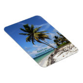 Punta Cana, Dominican Republic, coconut palm tree マグネット (右側)