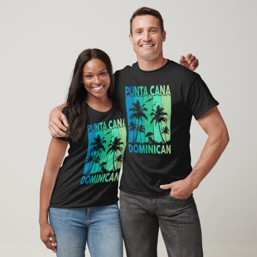 Punta Cana Dominican Vacation Shirt Palm Tree Beac Tシャツ (ユニセックス)