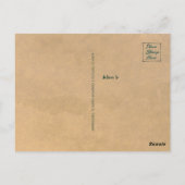 Punta Cana DR Retro Seagull Souvenir tropical ポストカード (裏面)