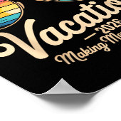 Punta Cana Vacation 2026 Making Memories Summer Be ポスター (角)