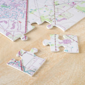 Punta Gorda及び港シャーロットフロリダMap (1957年) ジグソーパズル (側面)