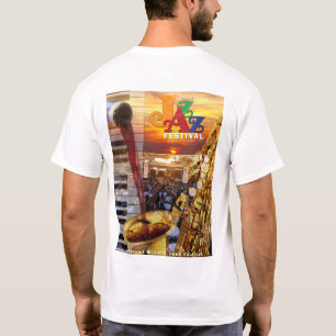 Punta Gorda 2018のワイン及びジャズポスターデザイン Tシャツ