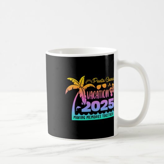 Punta Vacation Cana 2025 Making Memories Together  コーヒーマグカップ (右)