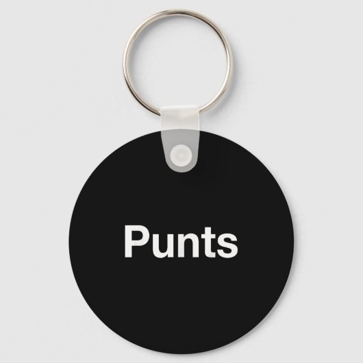 Punts Funny Shirt, Punts Funny Saying Quote Shirt, キーホルダー (正面)