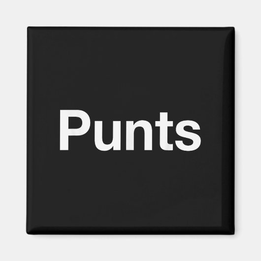 Punts Funny Shirt, Punts Funny Saying Quote Shirt, マグネット (正面)