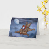 Punxsutawneyフィルの齧歯動物のスーパーヒーローカード カード (黄色い花)