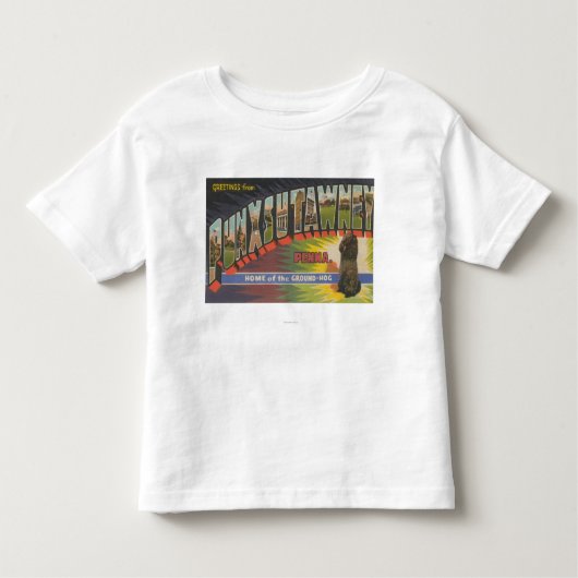 Punxsutawney、ペンシルバニア(Groundhog) トドラーTシャツ (正面)