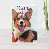 PUPは**21歳の誕生日に「興奮」** カード (正面)