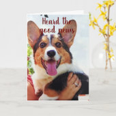 PUPは**21歳の誕生日に「興奮」** カード (黄色い花)