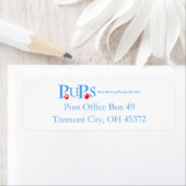 PUP差出人住所ラベル ラベル (インサイチュ)