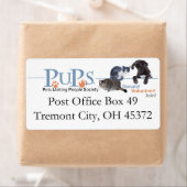 PUP差出人住所ラベル ラベル (インサイチュ)