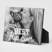 Pup 最高の Ever PetのクールPuppy写真 フォトプラーク (側面)