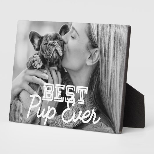 Pup 最高の Ever PetのクールPuppy写真 フォトプラーク (側面)