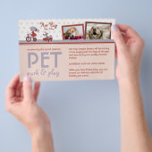 Pup 5.5インチx8.5インチのチラシ チラシ (ハンドル)