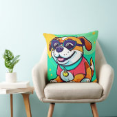 Pup Cartoonクールスタイルアートワーク クッション (椅子)