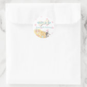 Pup Dog Partyを採用する ラウンドシール (バッグ)