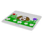 Pup Nガ遊ラスス切断板15.2 cm x 17.8 cm カッティングボード (角)