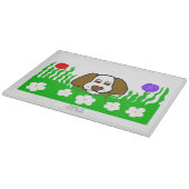 Pup Nガ遊ラスス切断板27.9 cm x 20.3 cm カッティングボード (角)