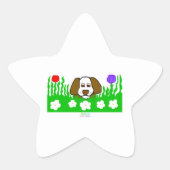 Pup Nスター遊スステッカー 星シール (正面)