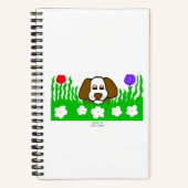 Pup Nスパイラ遊ルノート(14 cm x 21.6 cm) ノートブック (正面)