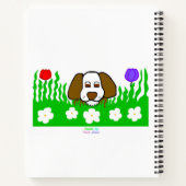 Pup Nスパイラ遊ルノート(21.6 cm x 28 cm) ノートブック (裏面)