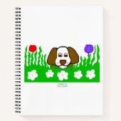 Pup Nスパイラ遊ルノート(21.6 cm x 28 cm) ノートブック (正面)