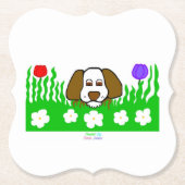 Pup Nブラケッ遊ト紙コースター ペーパーコースター (正面)