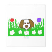 Pup Nメモ遊帳 ノートパッド (正面)