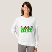 Pup N女子遊長袖シャツ Tシャツ (正面フル)