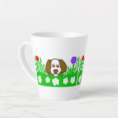 Pup N小遊型ラテマグカップ カフェラテマグ (左アングル)