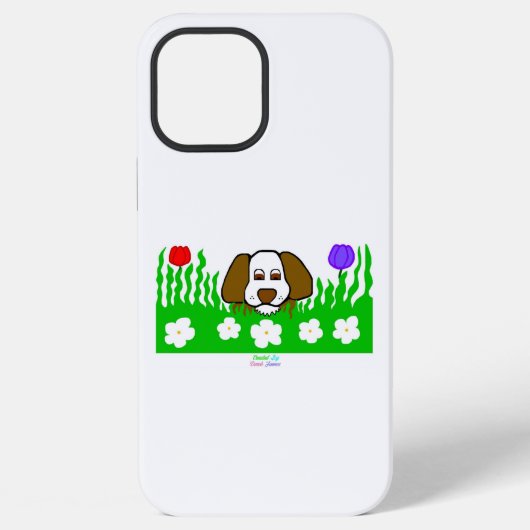 Pup N 遊 Apple iPhone 12 Pro Maxケース iPhoneケース (裏面)