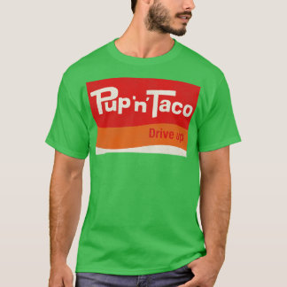 Pup N Taco廃止ファストフードレストラン Tシャツ